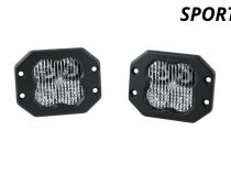 SS3 Sport ABL White SAE Driving Flush Pair Diode Dynamics