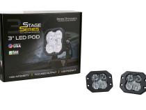 SS3 Sport ABL White SAE Fog Flush Pair Diode Dynamics