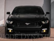 SS3 LED Fog Light Kit for 2015-2017 Ford Mustang White SAE Fog Sport w/ Backlight Diode Dynamics