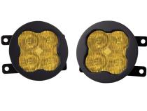 SS3 LED Fog Light Kit for 2015-2017 Honda Fit Yellow SAE Fog Sport w/ Backlight Diode Dynamics