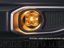 SS3 LED Fog Light Kit for 2009-2021 Nissan Frontier Yellow SAE Fog Pro w/ Backlight Diode Dynamics