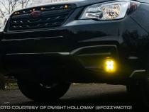 SS3 LED Fog Light Kit for 2014-2018 Subaru Forester Yellow SAE Fog Max w/ Backlight Diode Dynamics