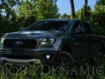 SS3 LED Fog Light Kit for 2019-2021 Ford Ranger White SAE Fog Sport w/ Backlight Diode Dynamics