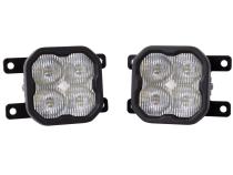SS3 LED Fog Light Kit for 2009-2014 Ford Focus White SAE Fog Pro w/ Backlight Diode Dynamics