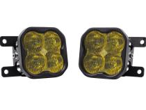 SS3 LED Fog Light Kit for 2010-2018 Ford Transit Connect White SAE Fog Pro w/ Backlight Diode Dynamics