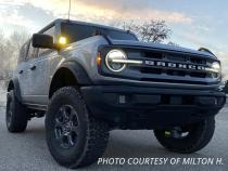 SS3 LED Fog Light Kit for 2021 Ford Bronco (w/ Standard Bumper) Yellow SAE Fog Pro w/ Backlight Diode Dynamics