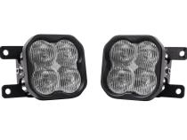 SS3 LED Fog Light Kit for 2019-2021 Ford Ranger Yellow SAE Fog Max w/ Backlight Diode Dynamics