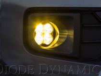 SS3 LED Fog Light Kit for 2010-2012 Lexus HS250h Yellow SAE Fog Sport w/ Backlight Diode Dynamics