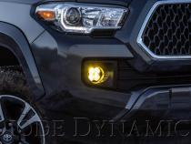 SS3 LED Fog Light Kit for 2016-2021 Toyota Tacoma Yellow SAE Fog Pro w/ Backlight Diode Dynamics