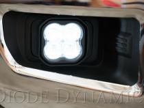 SS3 LED Fog Light Kit for 2017-2021 Ford Super Duty Yellow SAE Fog Sport w/ Backlight Diode Dynamics