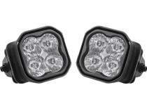 SS3 LED Fog Light Kit for 2017-2021 Ford Super Duty Yellow SAE Fog Pro w/ Backlight Diode Dynamics