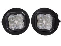 SS3 LED Fog Light Kit for 2007-2013 Toyota Tundra White SAE Fog Pro w/ Backlight Diode Dynamics