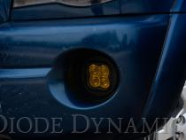 SS3 LED Fog Light Kit for 2005-2011 Toyota Tacoma Yellow SAE Fog Max w/ Backlight Diode Dynamics