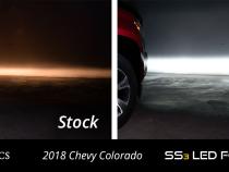 SS3 LED Fog Light Kit for 2012-2018 Chevrolet Sonic White SAE Fog Sport w/ Backlight Diode Dynamics