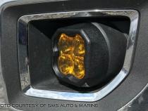 SS3 LED Fog Light Kit for 2007-2013 Chevrolet Avalanche Yellow SAE Fog Max w/ Backlight Diode Dynamics