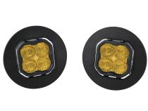 SS3 LED Fog Light Kit for 2007-2014 GMC Sierra 2500/3500 Yellow SAE Fog Max w/ Backlight Diode Dynamics