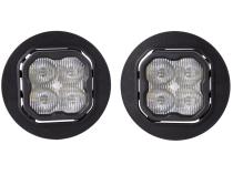 SS3 LED Fog Light Kit for 2013-2019 Subaru Outback White SAE Fog Sport w/ Backlight Diode Dynamics