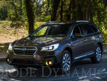 SS3 LED Fog Light Kit for 2013-2019 Subaru Outback White SAE Fog Sport w/ Backlight Diode Dynamics