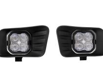 SS3 LED Fog Light Kit for 2009-2012 Ram 1500 White SAE Fog Sport w/ Backlight Diode Dynamics