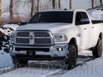 SS3 LED Fog Light Kit for 2010-2018 Ram 2500/3500 White SAE Fog Sport w/ Backlight Diode Dynamics
