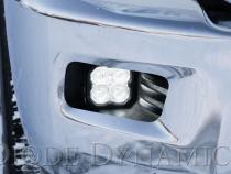 SS3 LED Fog Light Kit for 2010-2018 Ram 2500/3500 Yellow SAE Fog Sport w/ Backlight Diode Dynamics