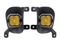 SS3 LED Fog Light Kit for 2019-2021 Ram 1500 Classic Yellow SAE Fog Pro w/ Backlight Diode Dynamics