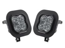 SS3 LED Fog Light Kit for 2011-2016 Ford Super Duty F-250/F-350 White SAE Fog Pro w/ Backlight Diode Dynamics