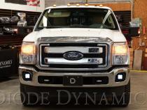 SS3 LED Fog Light Kit for 2011-2016 Ford Super Duty F-250/F-350 White SAE Fog Max w/ Backlight Diode Dynamics