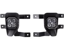 SS3 LED Fog Light Kit for 2016-2018 Chevrolet Silverado 1500 White SAE Fog Sport w/ Backlight Diode Dynamics