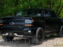 SS3 LED Fog Light Kit for 2016-2018 Chevrolet Silverado 1500 White SAE Fog Sport w/ Backlight Diode Dynamics