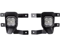 SS3 LED Fog Light Kit for 2016-2018 Chevrolet Silverado 1500 White SAE Fog Pro w/ Backlight Diode Dynamics