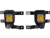 SS3 LED Fog Light Kit for 2016-2018 Chevrolet Silverado 1500 Yellow SAE Fog Pro w/ Backlight Diode Dynamics