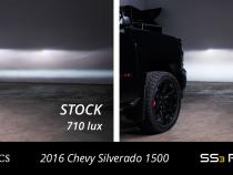 SS3 LED Fog Light Kit for 2016-2018 Chevrolet Silverado 1500 Yellow SAE Fog Pro w/ Backlight Diode Dynamics