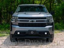 SS3 LED Fog Light Kit for 2019-2021 Chevrolet Silverado 1500 Yellow SAE Fog Pro w/ Backlight Diode Dynamics
