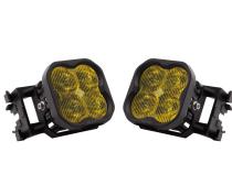 SS3 LED Fog Light Kit for 2008-2009 Subaru Legacy Yellow SAE Fog Sport w/ Backlight Diode Dynamics