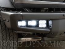 Stage Series Fog Pocket Kit for 21-Up Ford Bronco, White Sport Diode Dynamics