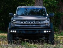 Stage Series Fog Pocket Kit for 21-Up Ford Bronco, White Max Diode Dynamics