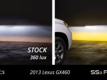 SS3 LED Fog Light Kit for 2010-2013 Lexus GX460, Yellow SAE Fog Sport with Backlight Diode Dynamics