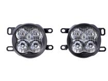 SS3 LED Fog Light Kit for 2010-2016 Toyota Sienna, Yellow SAE Fog Sport with Backlight