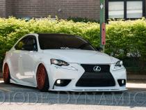 SS3 LED Fog Light Kit for 2012-2014 Lexus IS250C A/T Convertible, White SAE Fog Pro with Backlight