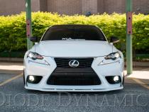 SS3 LED Fog Light Kit for 2012-2014 Lexus IS250C A/T Convertible, White SAE Fog Pro with Backlight
