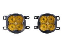SS3 LED Fog Light Kit for 2012-2014 Lexus IS250C A/T Convertible, Yellow SAE Fog Pro with Backlight
