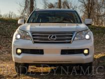 SS3 LED Fog Light Kit for 2010-2013 Lexus GX460, White SAE Fog Max with Backlight Diode Dynamics