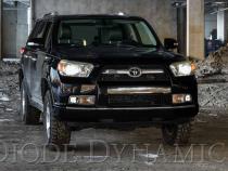 SS3 LED Fog Light Kit for 2010-2013 Toyota 4Runner, White SAE Fog Max with Backlight Diode Dynamics