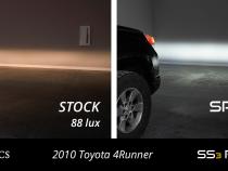 SS3 LED Fog Light Kit for 2010-2013 Toyota 4Runner, Yellow SAE Fog Max with Backlight Diode Dynamics