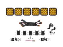 SS5 Sport Universal CrossLink 6-Pod Lightbar Yellow Driving Diode Dynamics