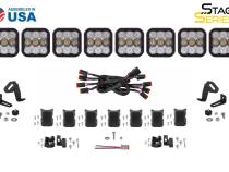 SS5 Pro Universal CrossLink 8-Pod Lightbar White Combo Diode Dynamics