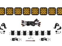 SS5 Pro Universal CrossLink 8-Pod Lightbar Yellow Driving Diode Dynamics