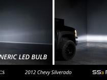 SS3 LED Fog Light Kit for 2007-2015 Chevrolet Silverado, Yellow SAE Fog Pro with Backlight Diode Dynamics