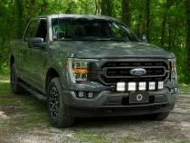 SS5 Grille CrossLink Lightbar Kit for 2021-2022 Ford F-150, Pro Yellow Combo Diode Dynamics